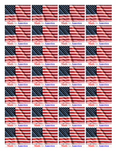 Load image into Gallery viewer, Made In America Sticker Bulk Order 1.5&quot; x 1.25&quot; (28 Per Sheet)
